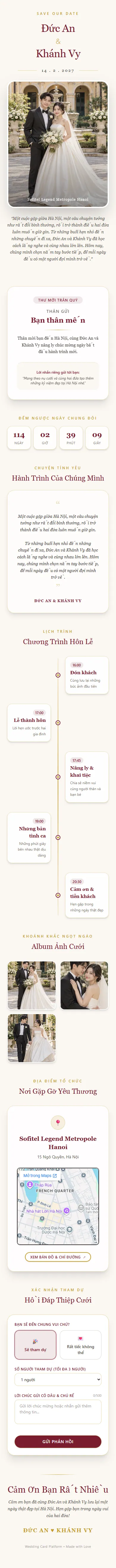 Thiết kế thiệp cưới Classic